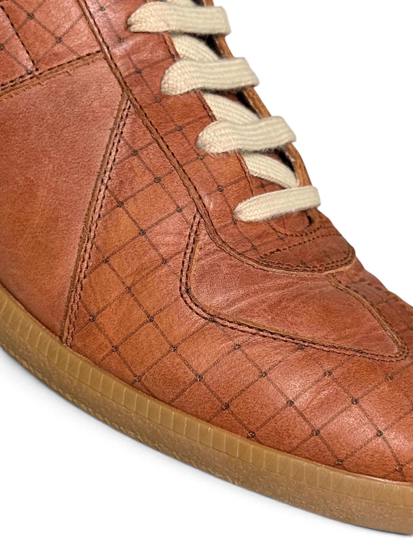 Maison Margiela 2014 Checkered GATs Brown (46)