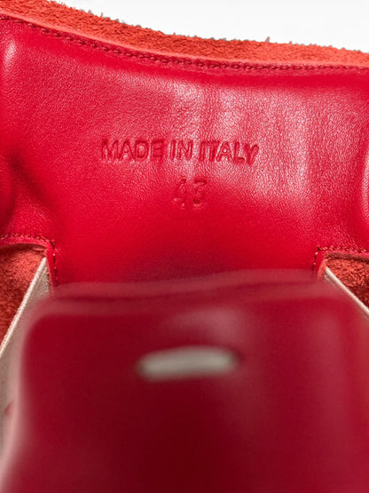Maison Margiela Full Leather GATs Red (43)