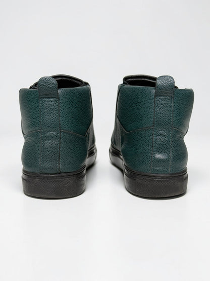 Balenciaga Arena High Full Grain Leather Petrol (44.5)