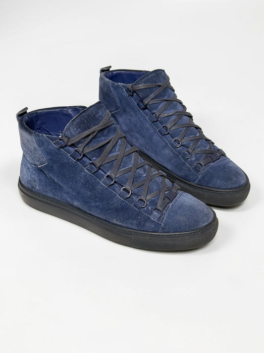 Balenciaga Arena High Suede Blue (43)
