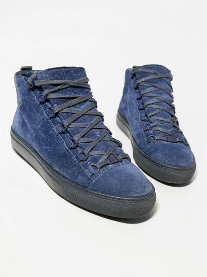 Balenciaga Arena High Suede Blue (43)