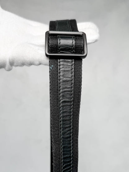 Bottega Veneta Intrecciato Messenger Bag Black
