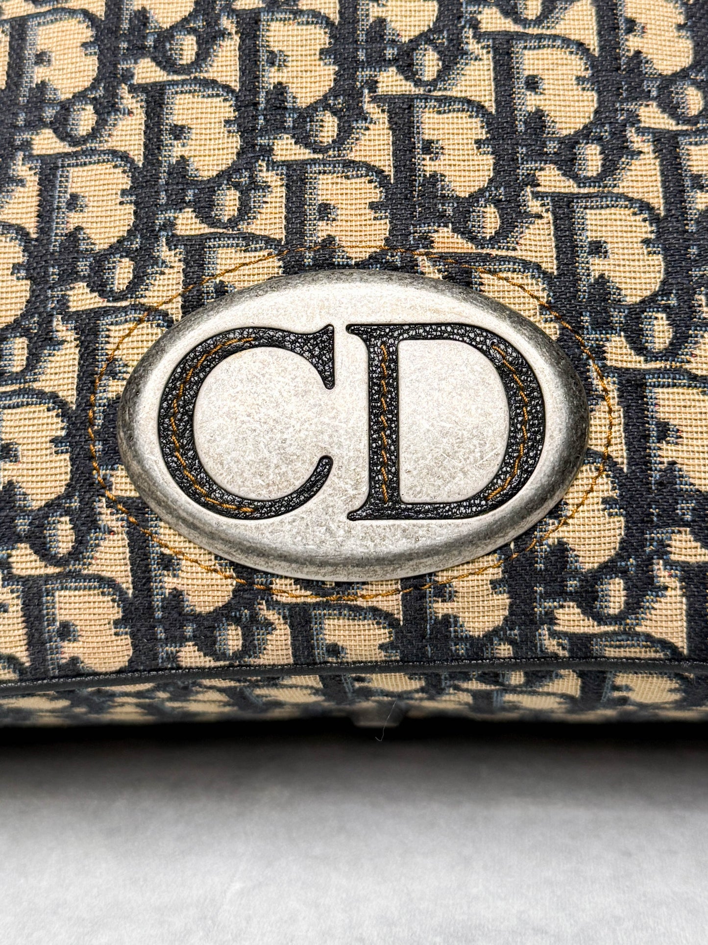 Dior Vintage Trotter Bag Oblique Monogram