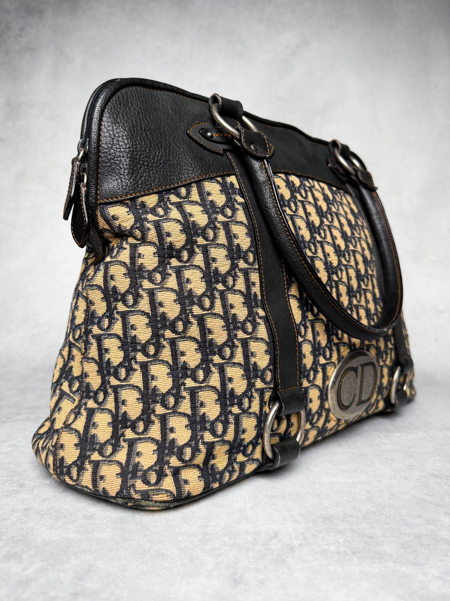 Dior Vintage Trotter Bag Oblique Monogram