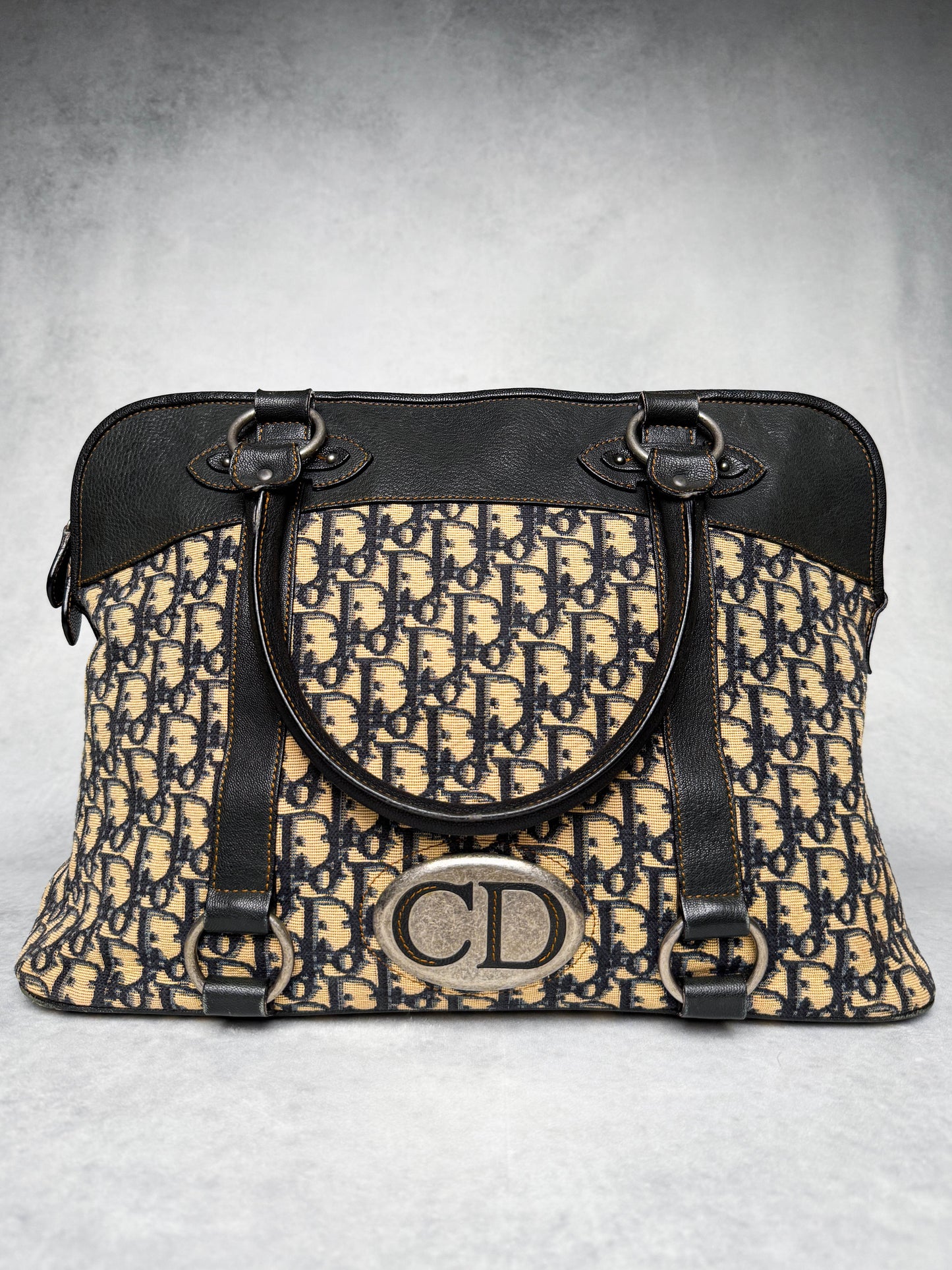 Dior Vintage Trotter Bag Oblique Monogram