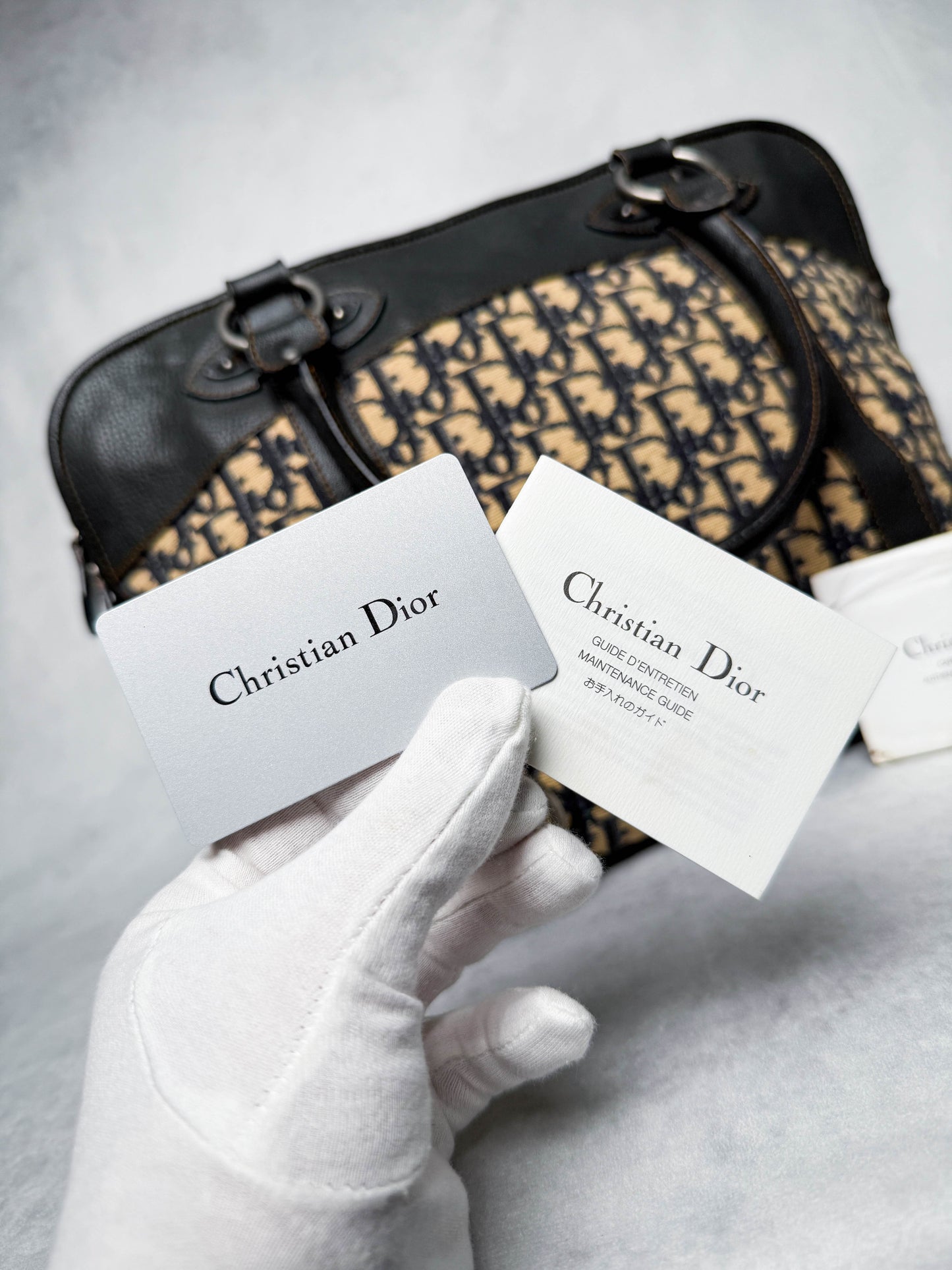 Dior Vintage Trotter Bag Oblique Monogram