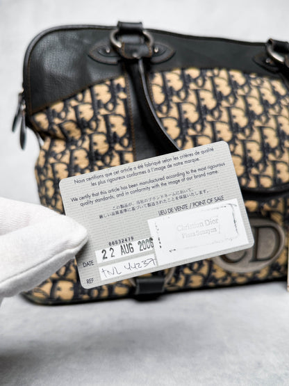 Dior Vintage Trotter Bag Oblique Monogram