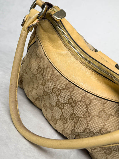 Gucci Vintage Abbey D-Ring Bag Leather/Canvas