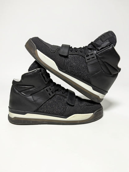 Louis Vuitton SS2015 Black Trailblazer Knit/Leather Strap Sneaker (44)