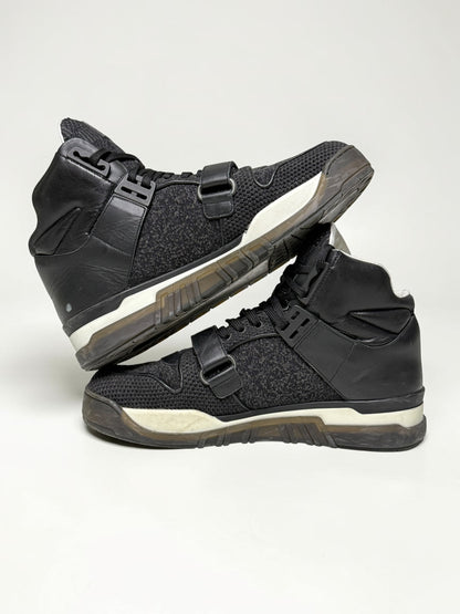 Louis Vuitton SS2015 Black Trailblazer Knit/Leather Strap Sneaker (44)