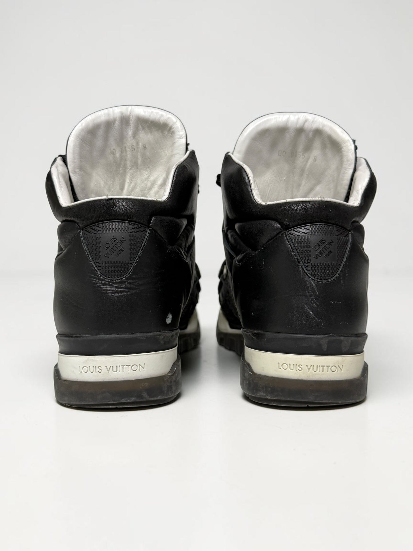Louis Vuitton SS2015 Black Trailblazer Knit/Leather Strap Sneaker (44)