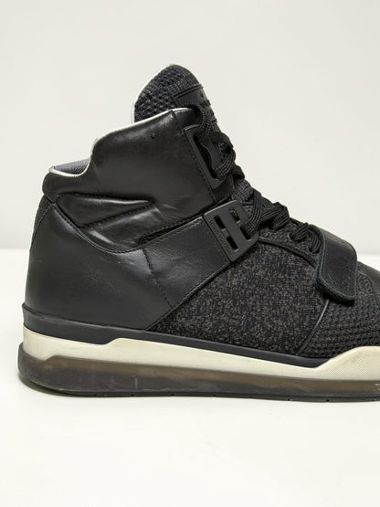 Louis Vuitton SS2015 Black Trailblazer Knit/Leather Strap Sneaker (44)