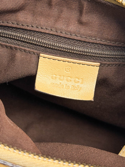 Gucci Vintage Abbey D-Ring Bag Leather/Canvas