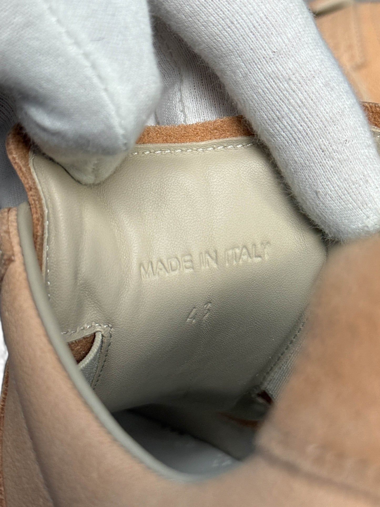 Maison Margiela Replica Full Grain Leather GATs Beige (43)