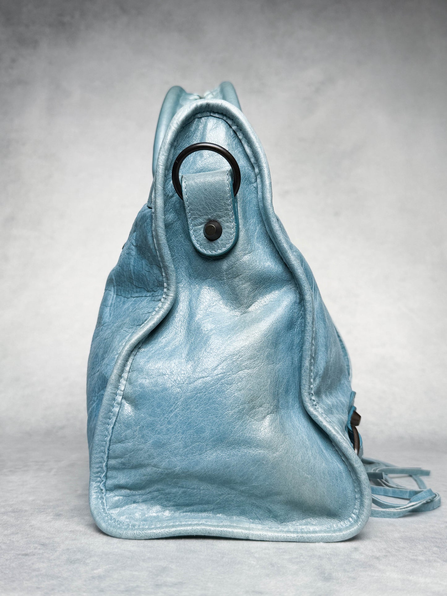 Balenciaga City Bag Medium Light Blue
