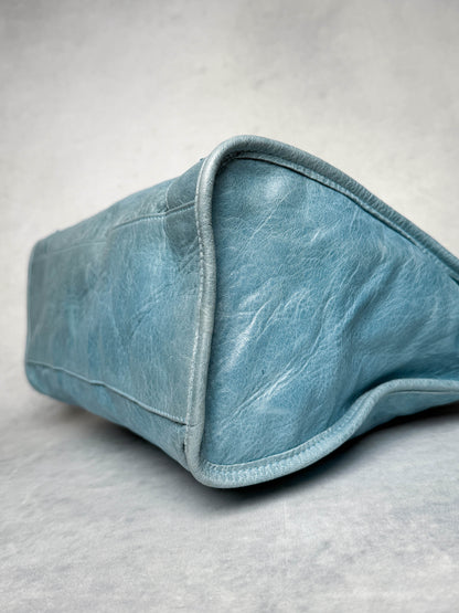 Balenciaga City Bag Medium Light Blue