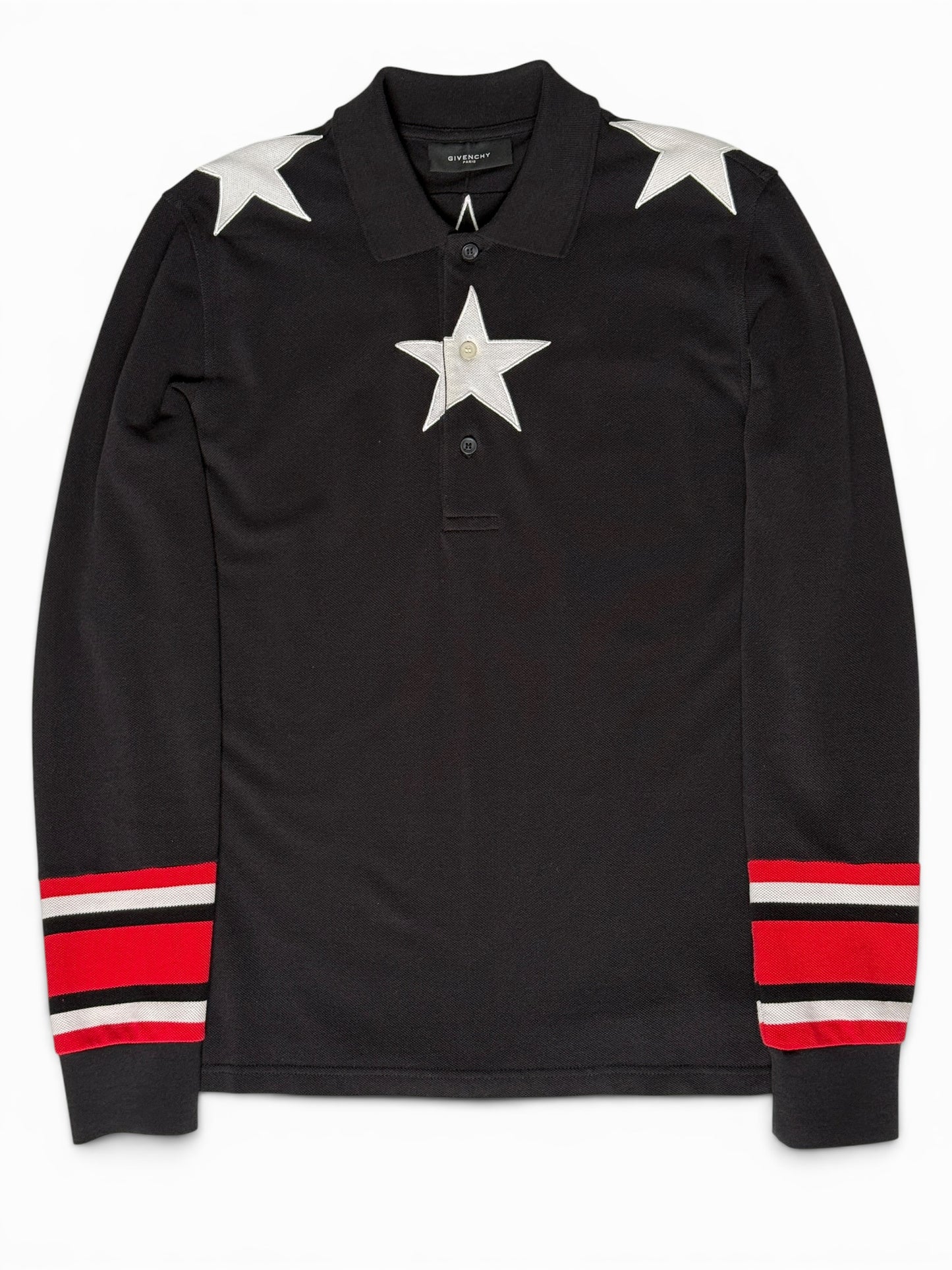SS2014 Givenchy Stars Longsleeve Polo (S)