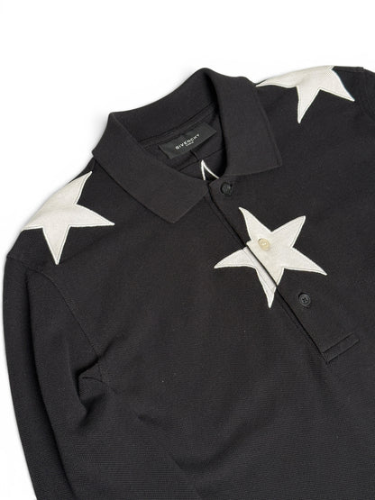 SS2014 Givenchy Stars Longsleeve Polo (S)