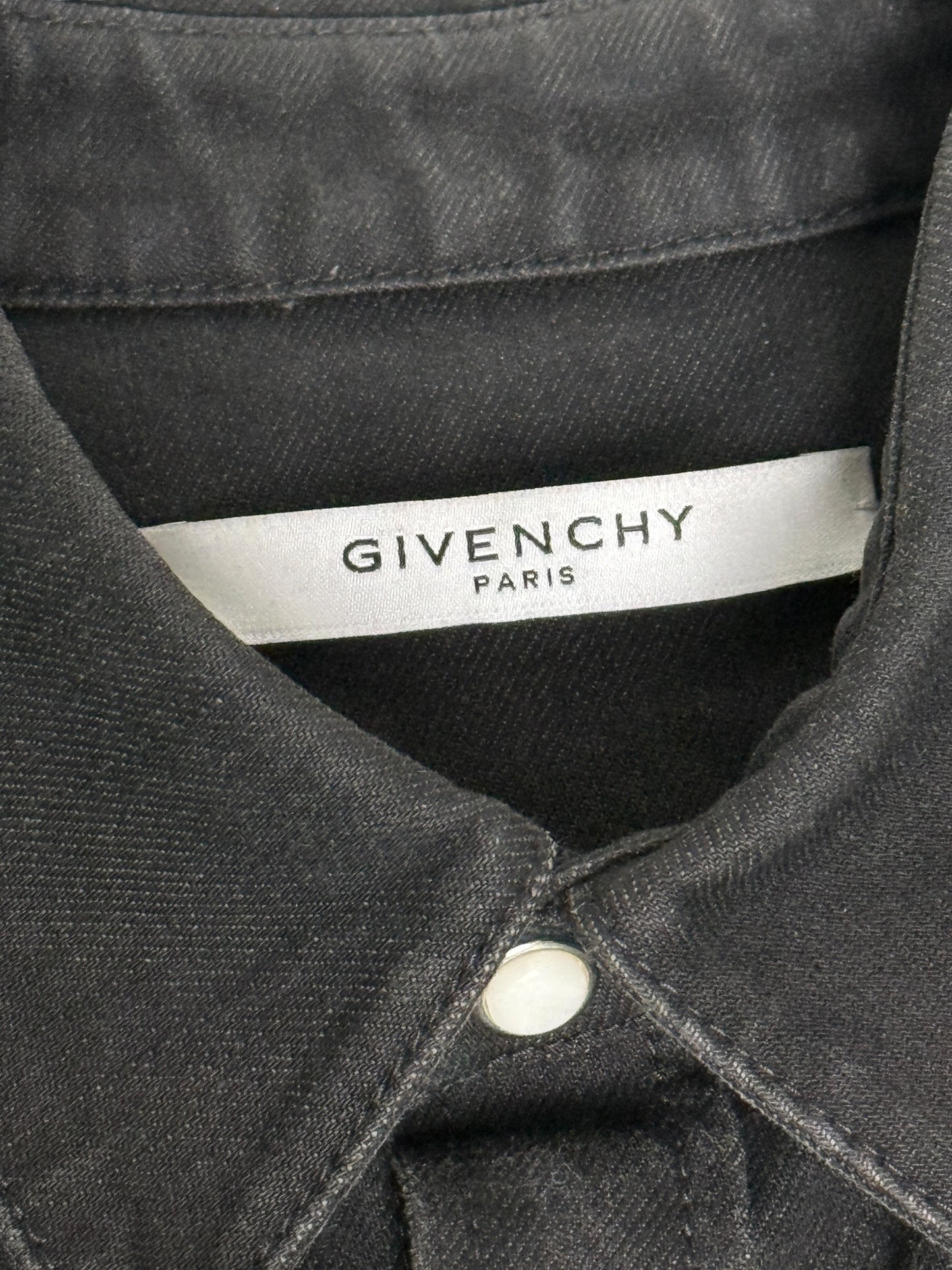 Givenchy Stars Black Denim Overshirt (S)