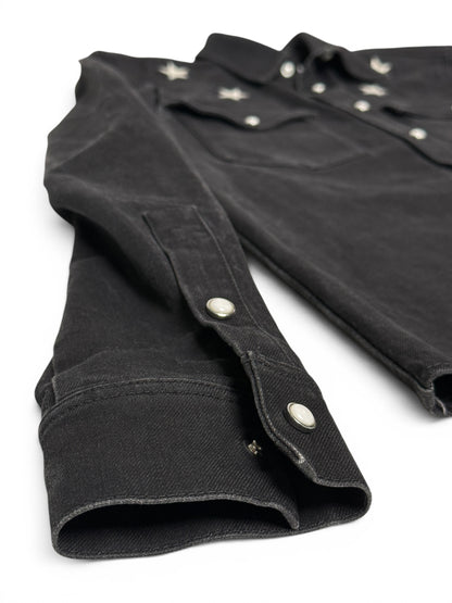 Givenchy Stars Black Denim Overshirt (S)