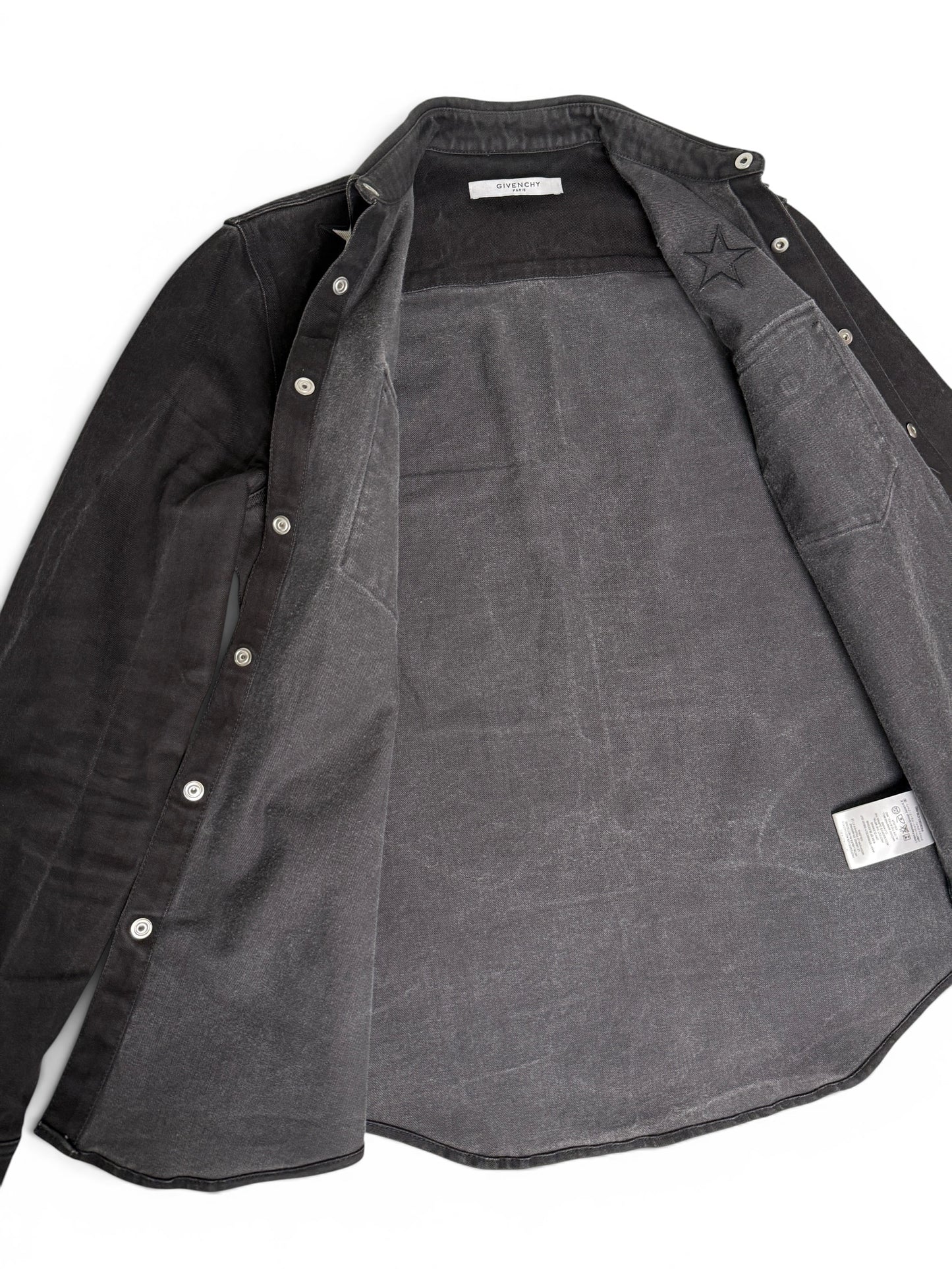 Givenchy Stars Black Denim Overshirt (S)