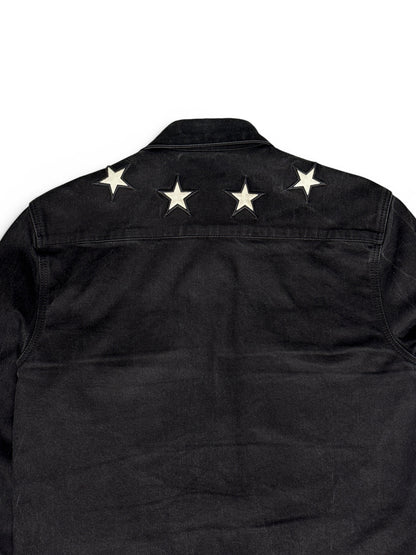 Givenchy Stars Black Denim Overshirt (S)