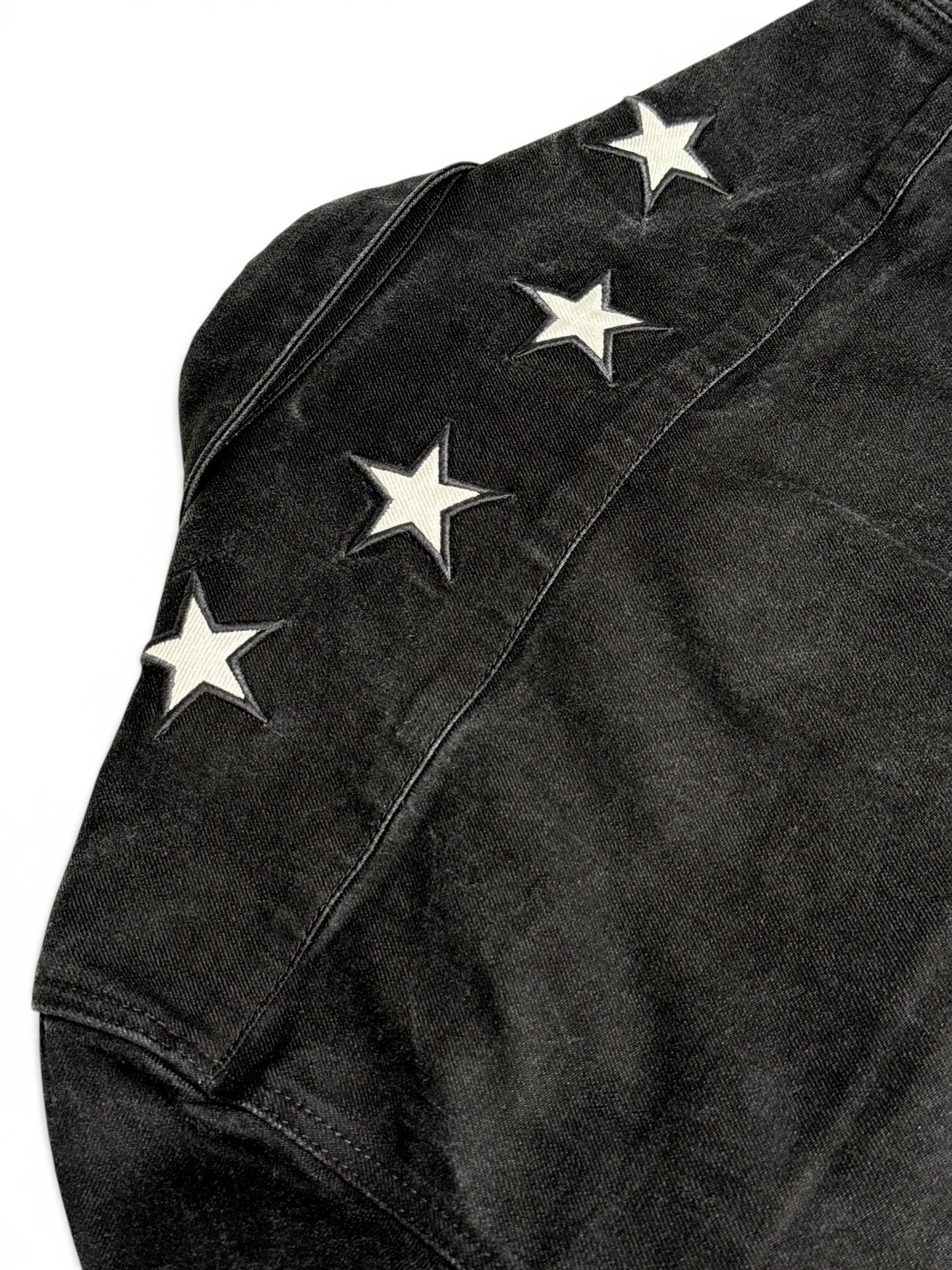Givenchy Stars Black Denim Overshirt (S)