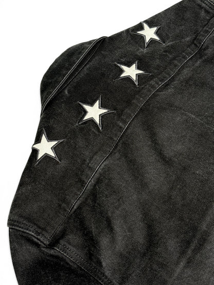 Givenchy Stars Black Denim Overshirt (S)
