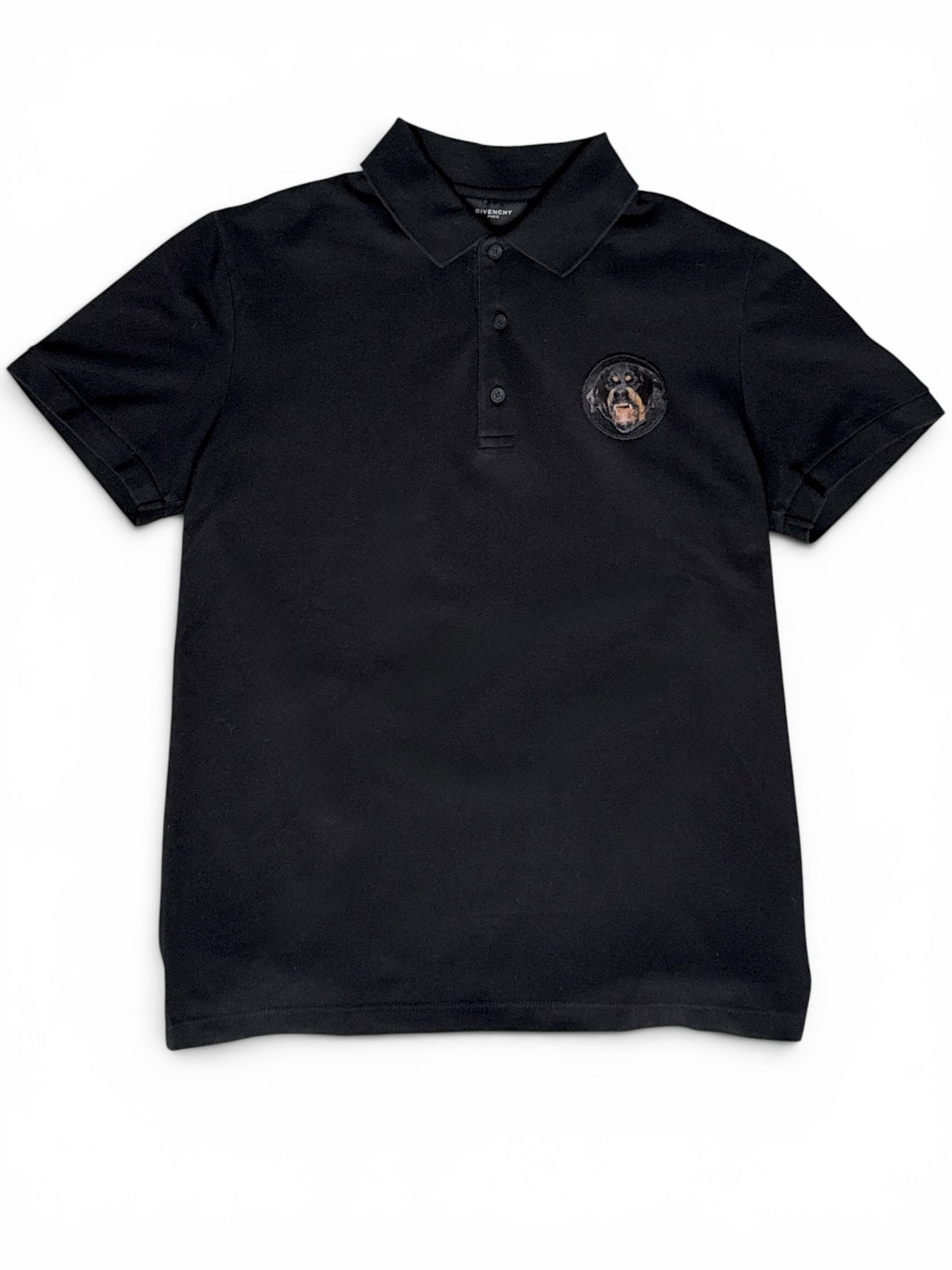 SS2014 Givenchy Rottweiler Black Polo Shirt (L)