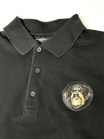 SS2014 Givenchy Rottweiler Black Polo Shirt (L)