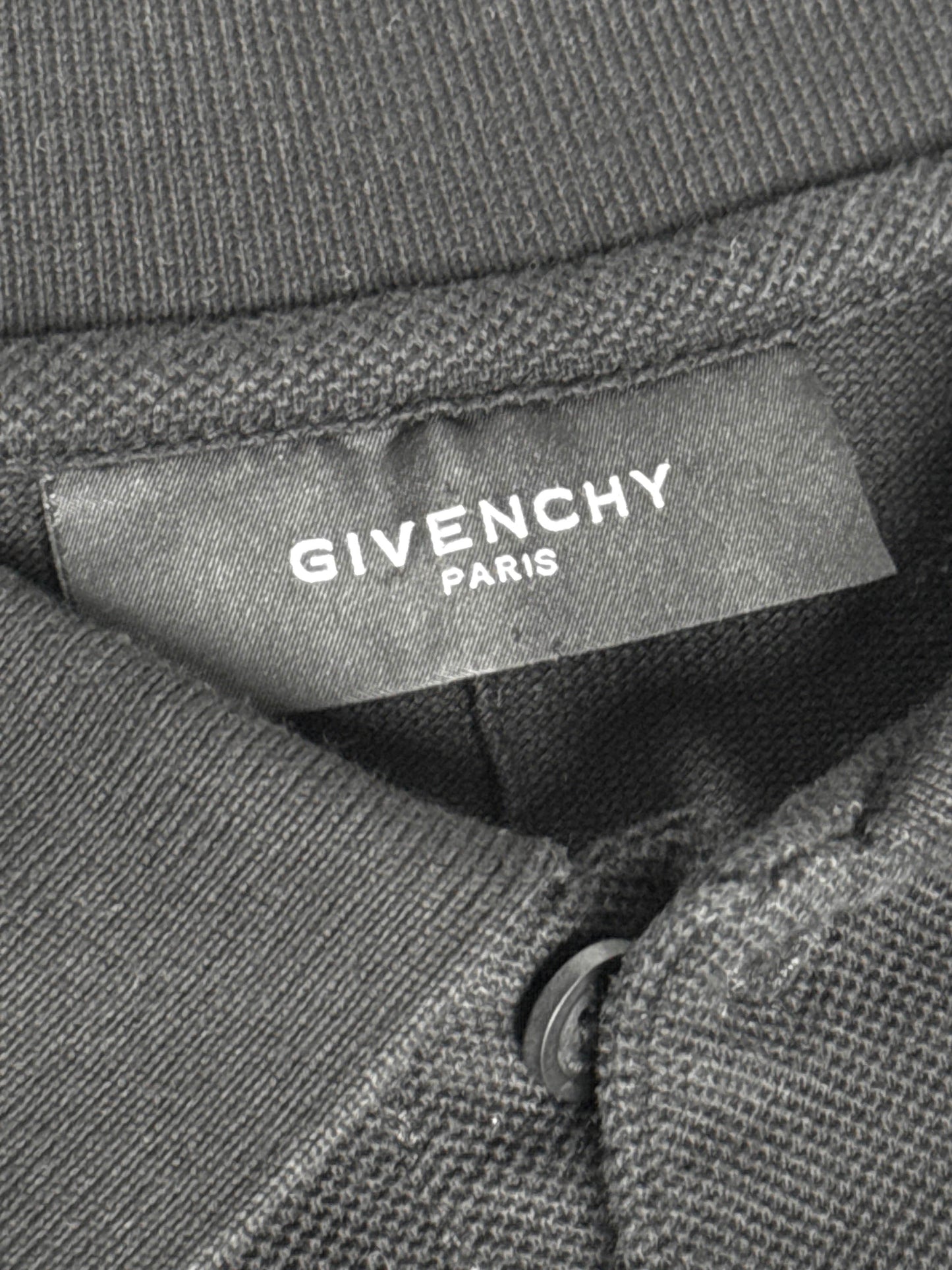SS2014 Givenchy Rottweiler Black Polo Shirt (L)