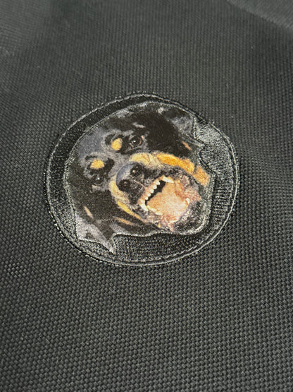 SS2014 Givenchy Rottweiler Black Polo Shirt (L)