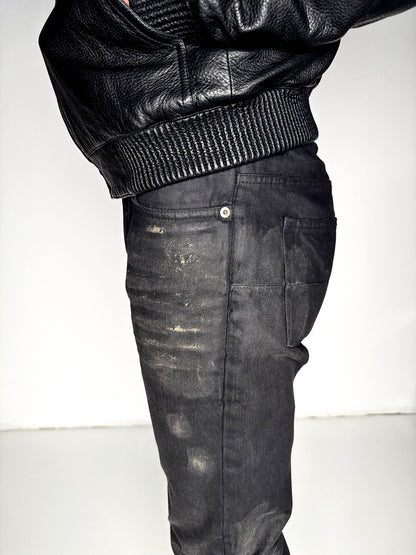 Dior Homme SS2007 'Gold Dust' Waxed Clawmark Denim (33)