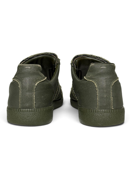 Maison Margiela Coated Canvas GATs Green (46)