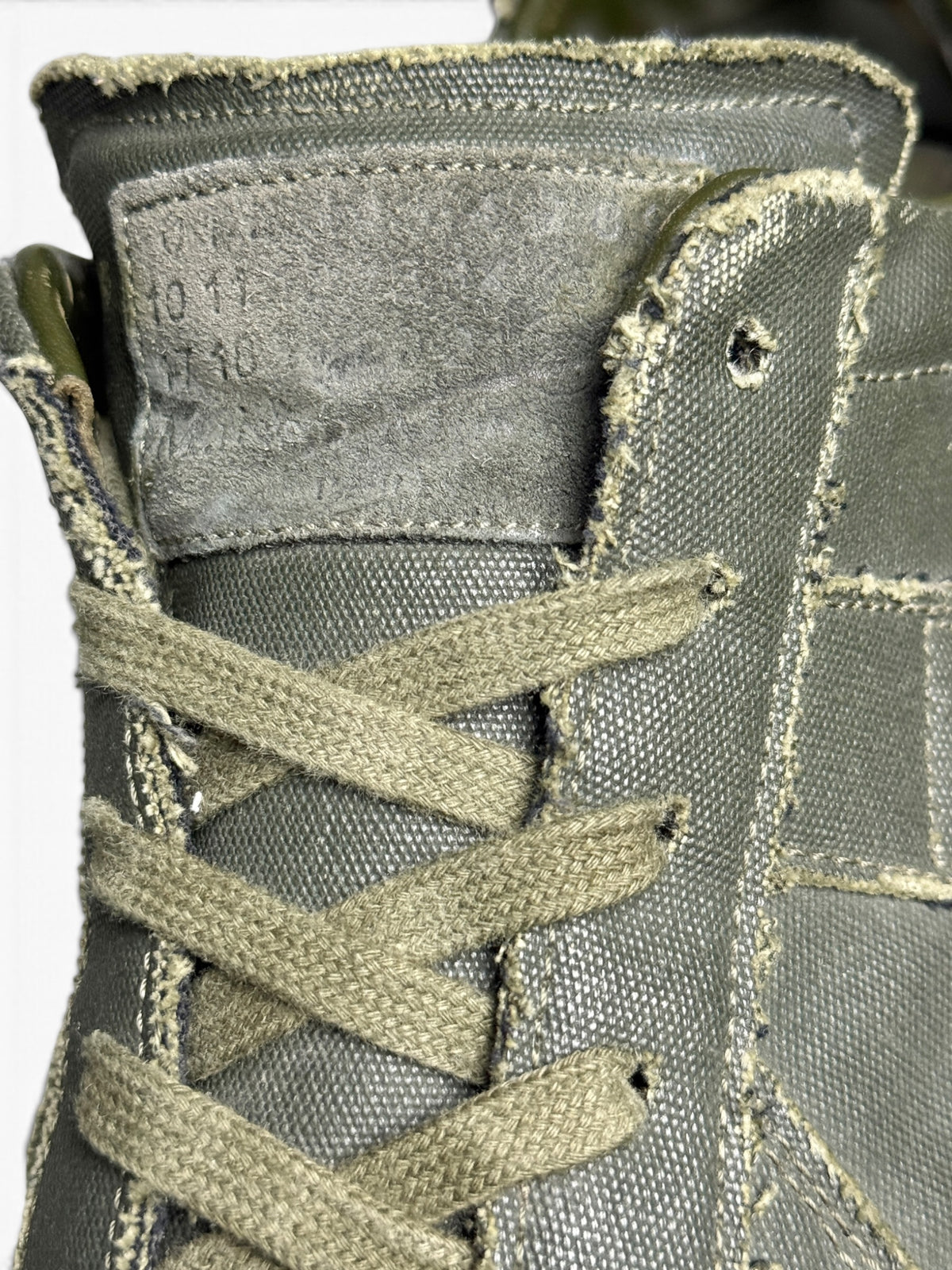 Maison Margiela Coated Canvas GATs Green (46)