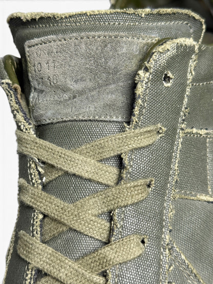 Maison Margiela Coated Canvas GATs Green (46)