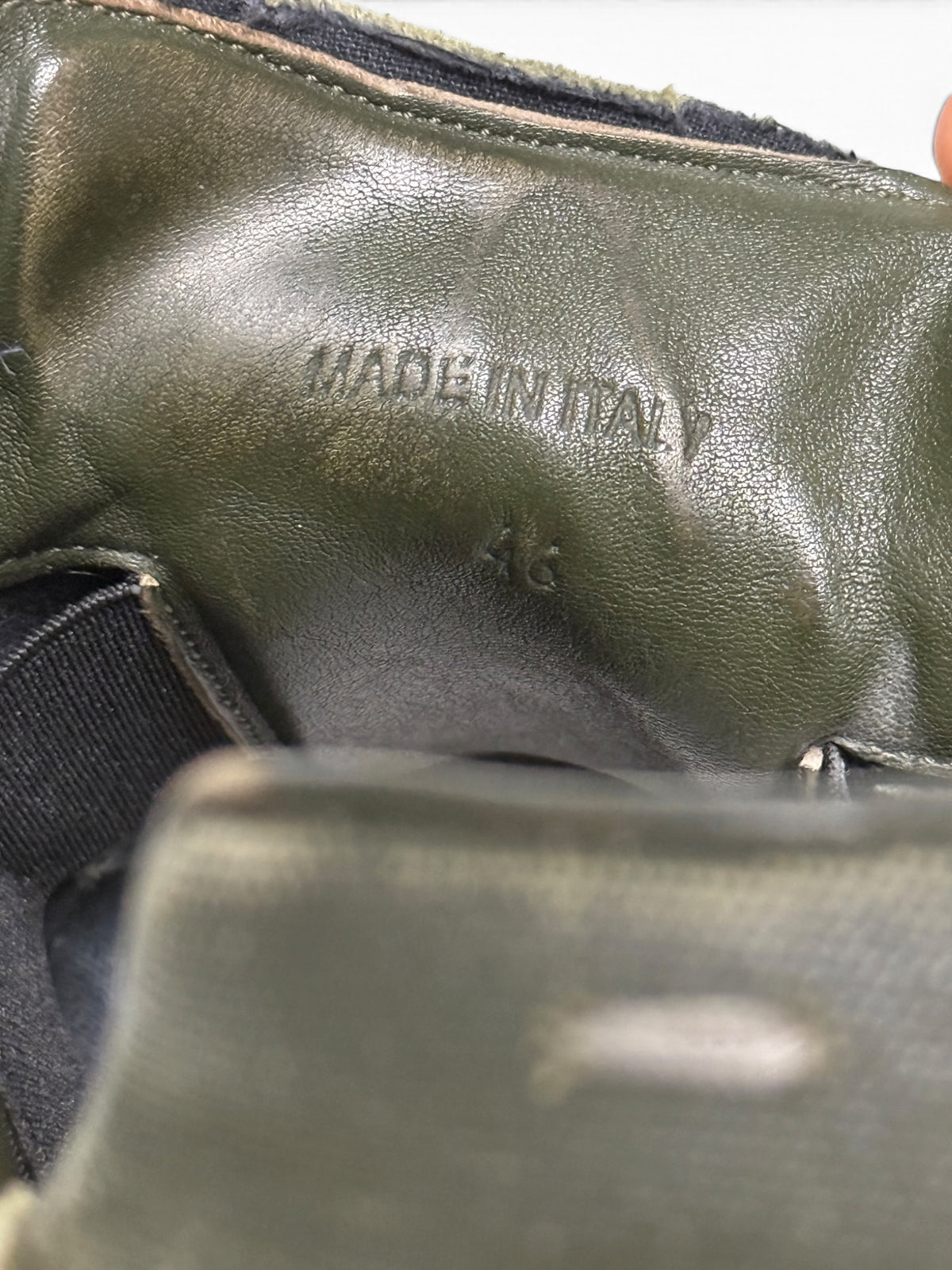 Maison Margiela Coated Canvas GATs Green (46)