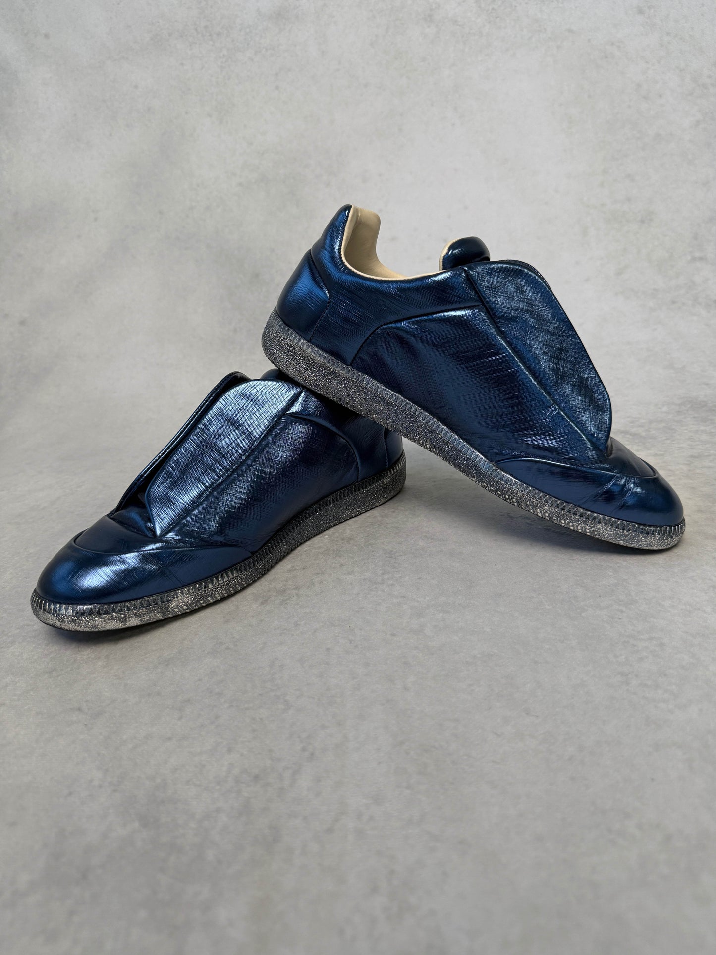 Maison Margiela Future Low Blue Metallic (43)