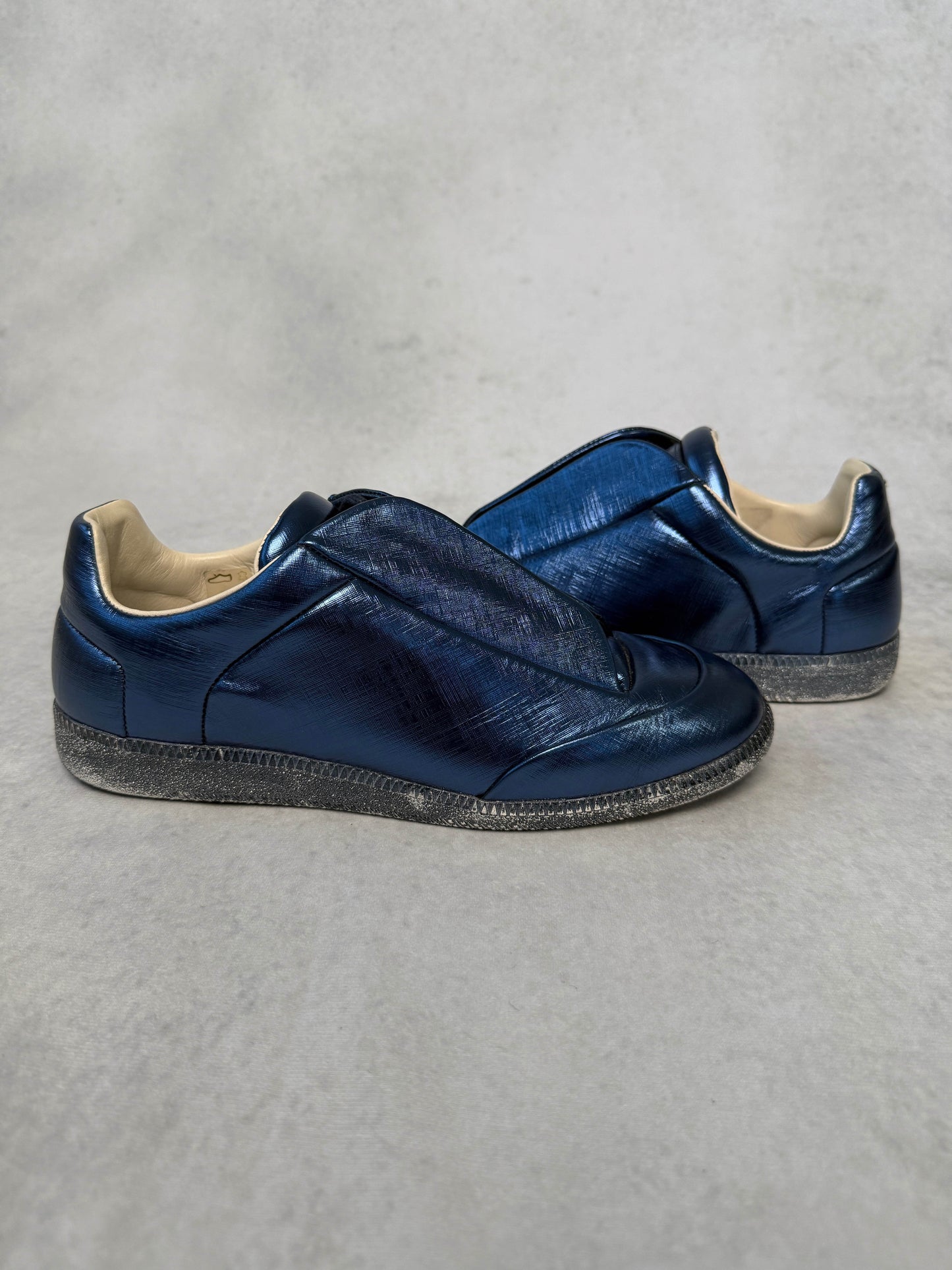 Maison Margiela Future Low Blue Metallic (43)