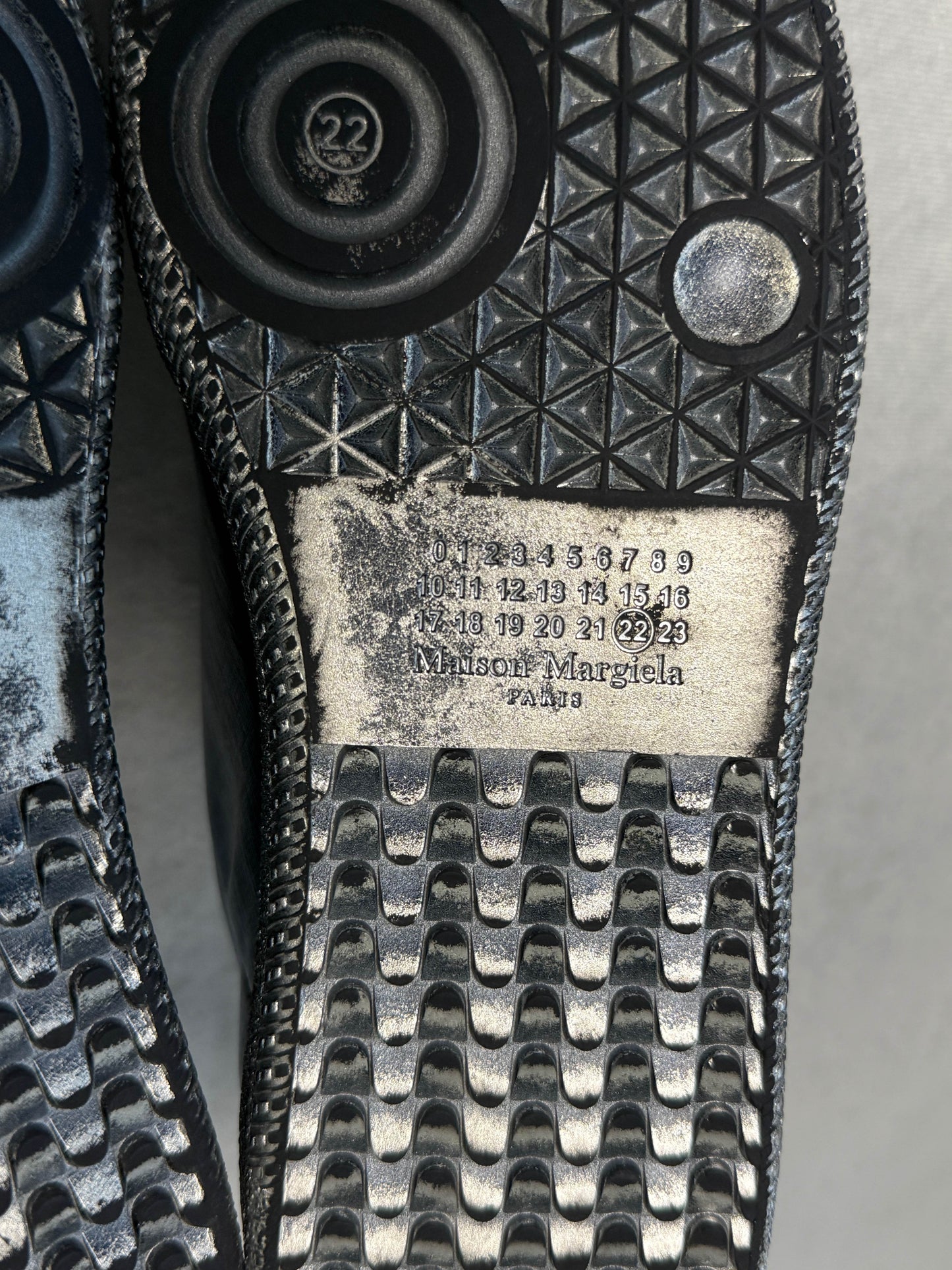Maison Margiela Future Low Blue Metallic (43)