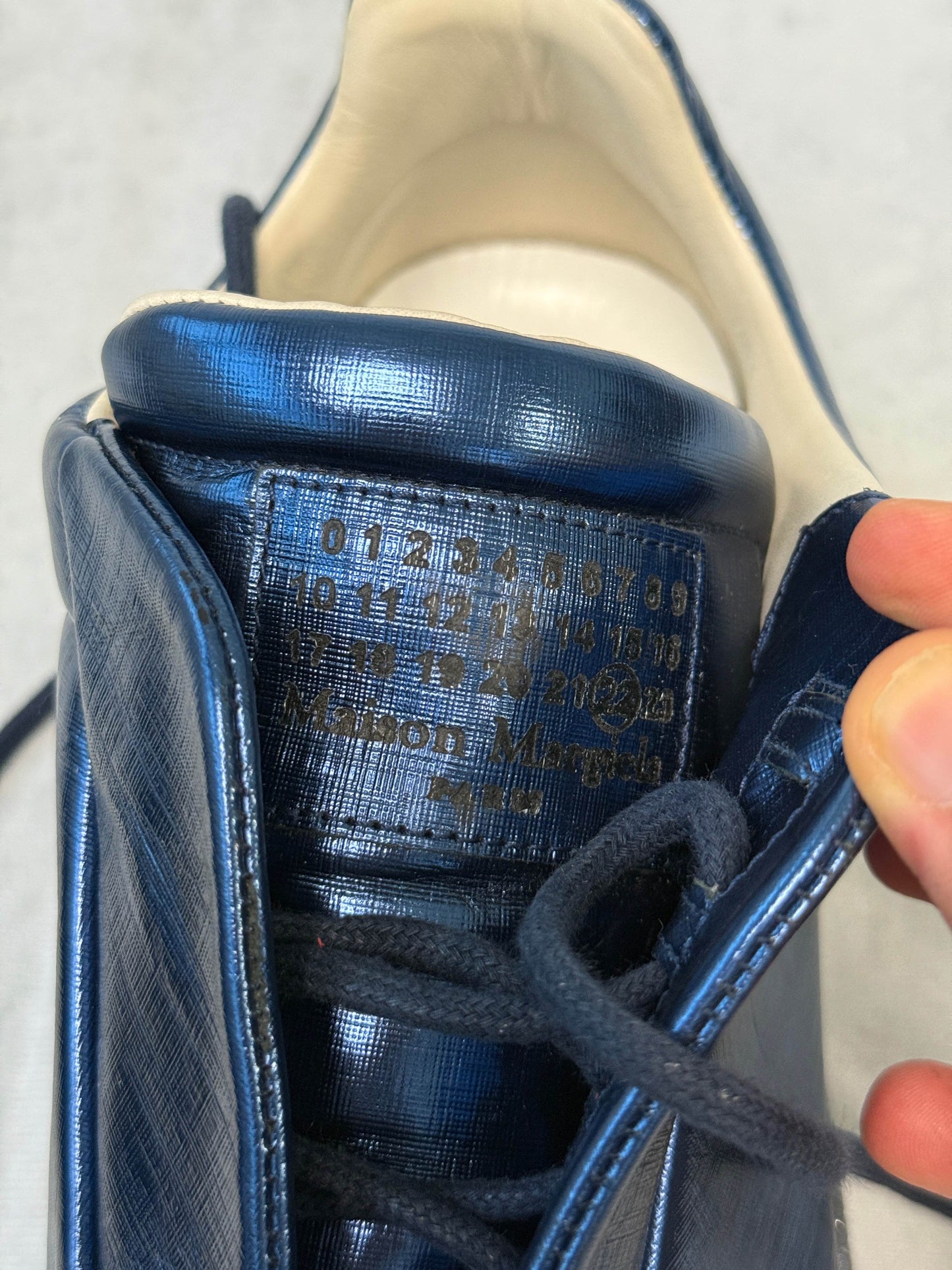 Maison Margiela Future Low Blue Metallic (43)