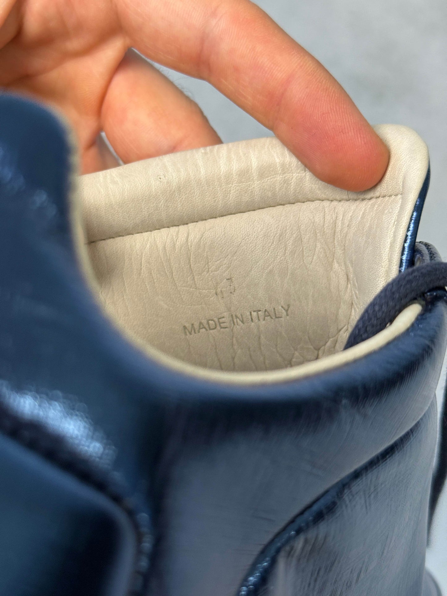 Maison Margiela Future Low Blue Metallic (43)