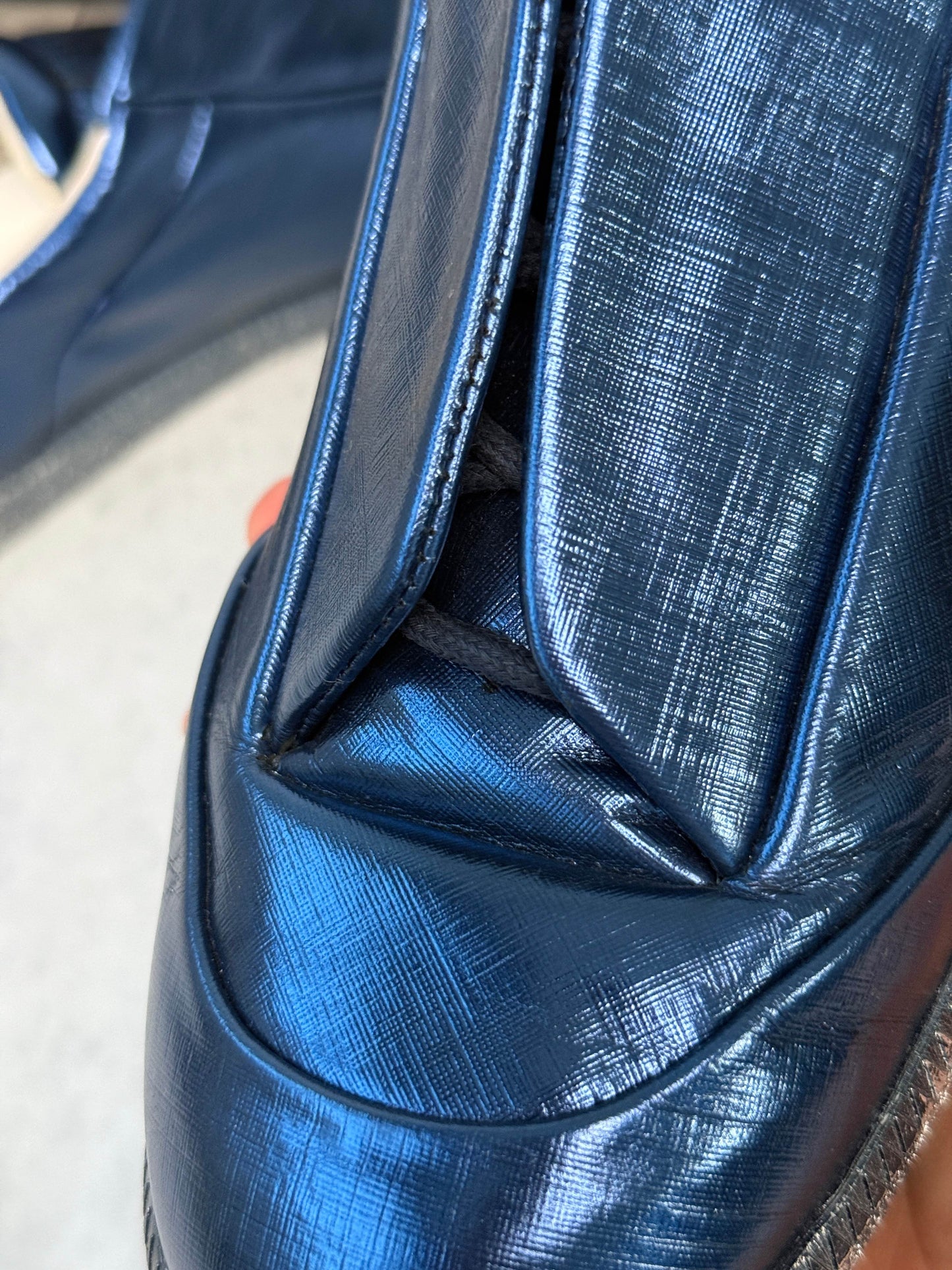 Maison Margiela Future Low Blue Metallic (43)