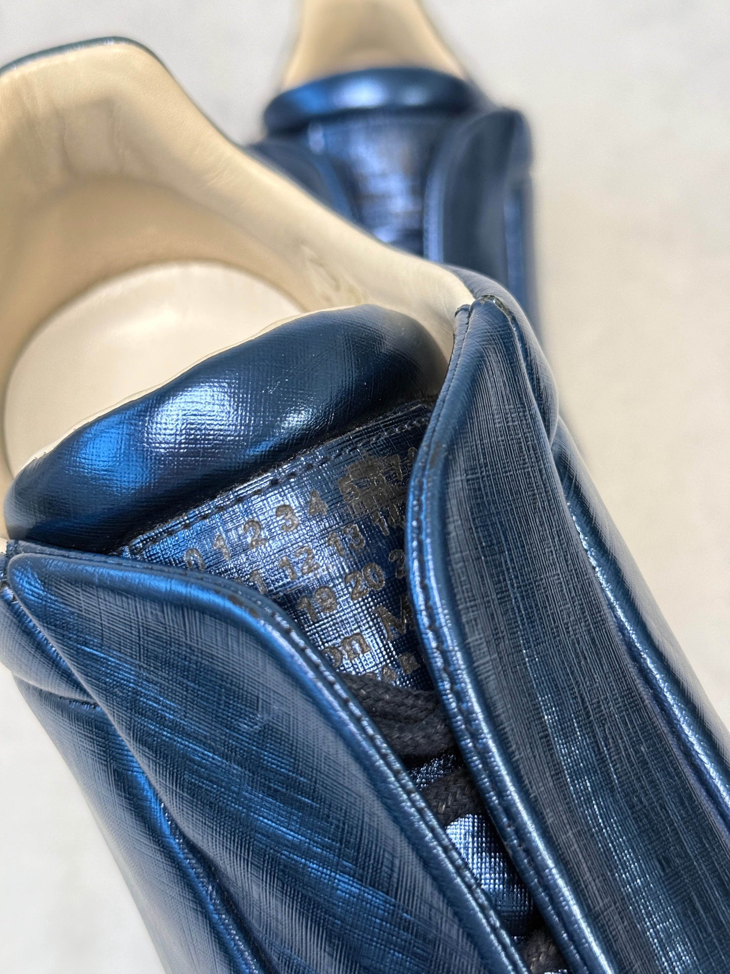 Maison Margiela Future Low Blue Metallic (43)