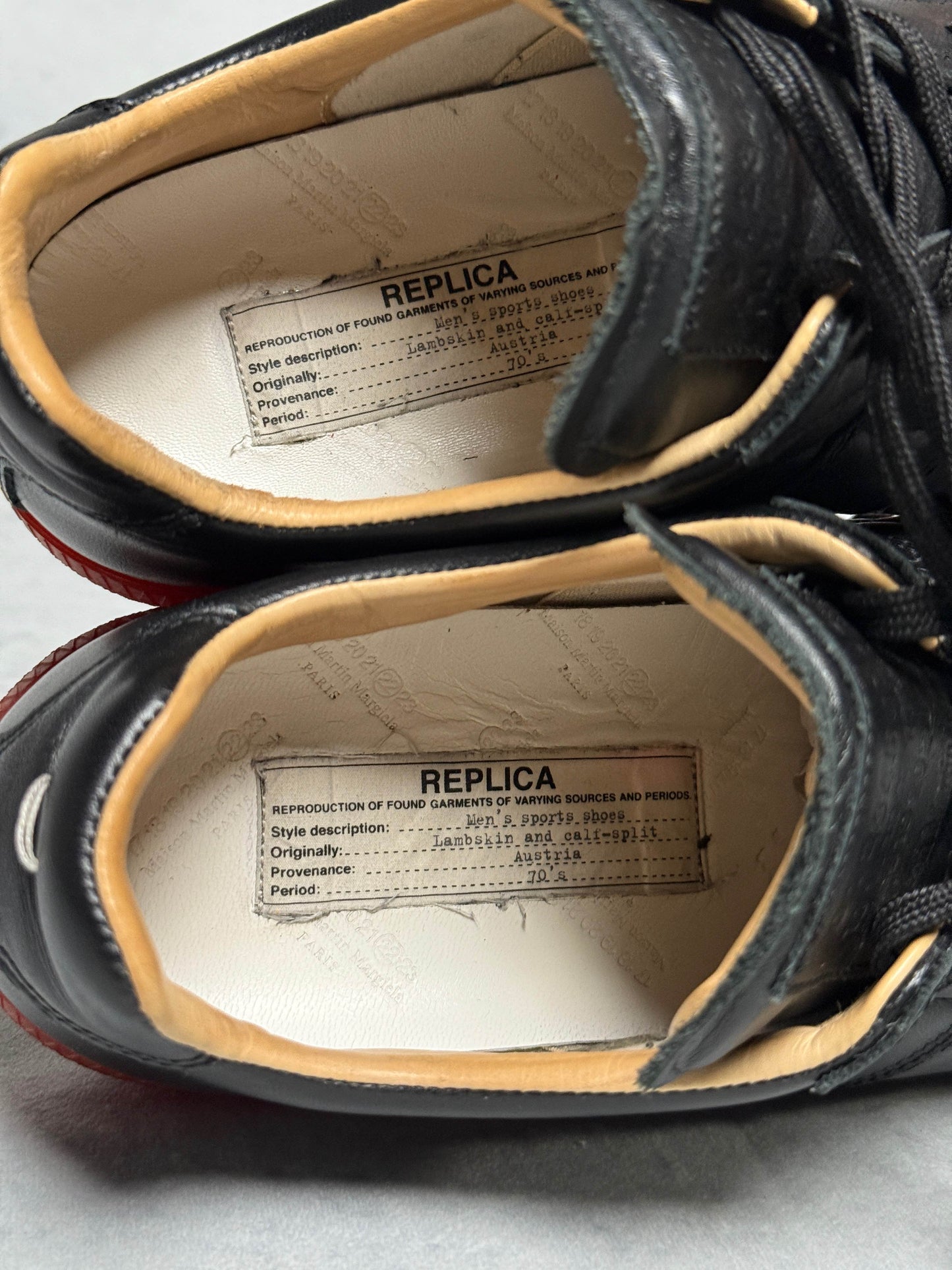 Maison Margiela Replica Low Black/Red (41)