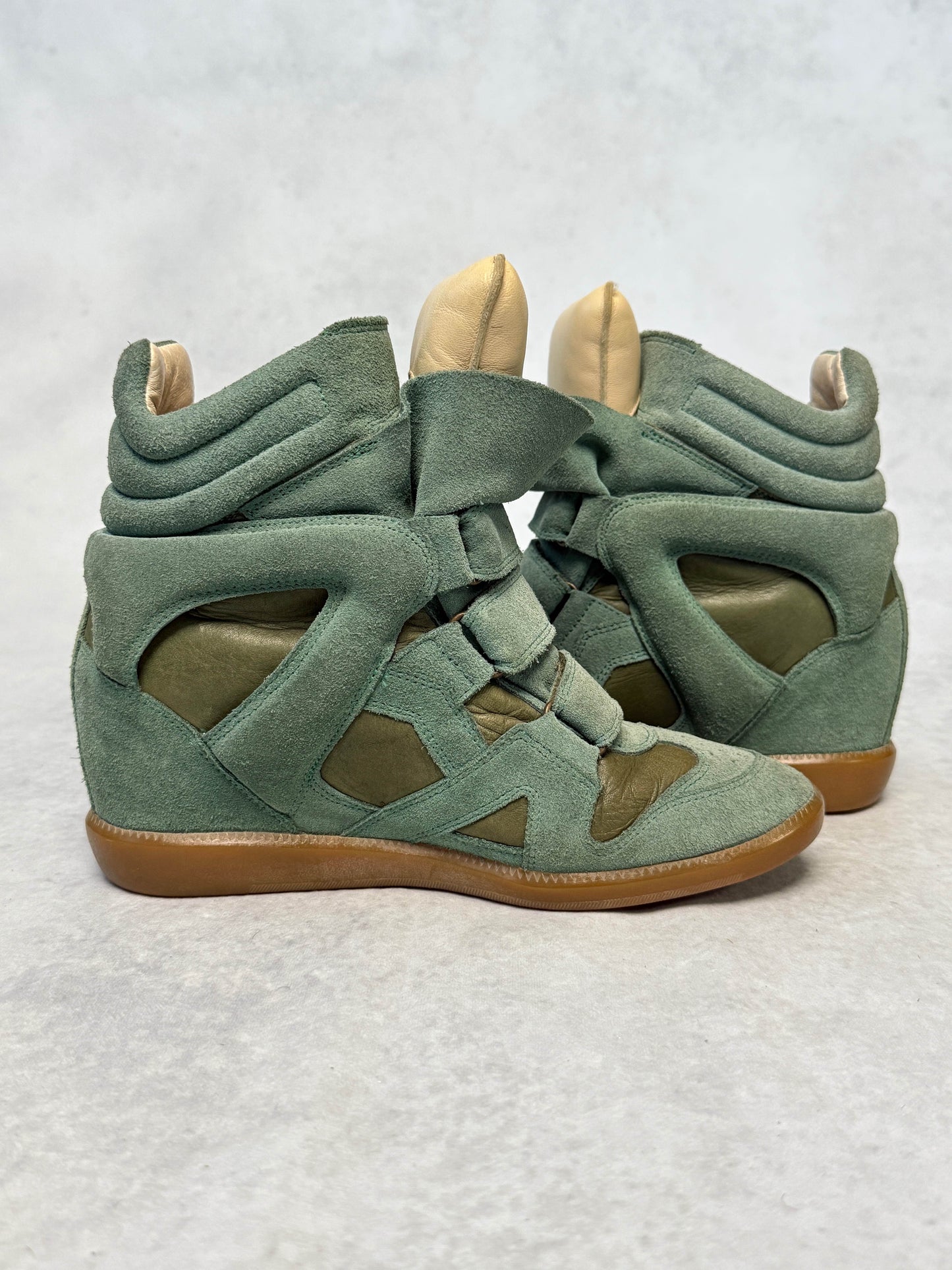 Isabel Marant Bekett Wedge Sneaker Turquoise (39)