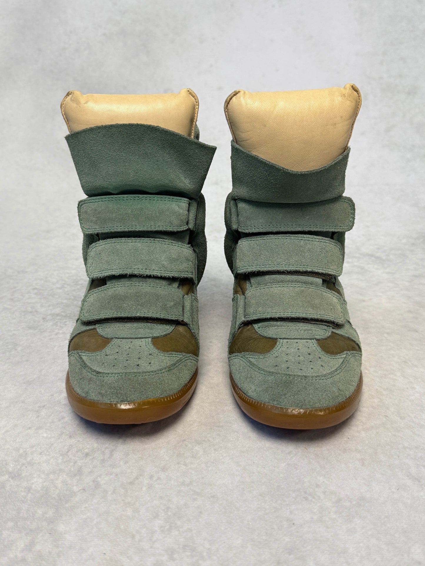 Isabel Marant Bekett Wedge Sneaker Turquoise (39)