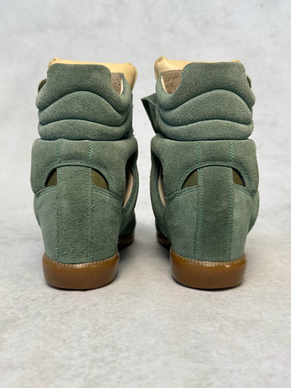 Isabel Marant Bekett Wedge Sneaker Turquoise (39)