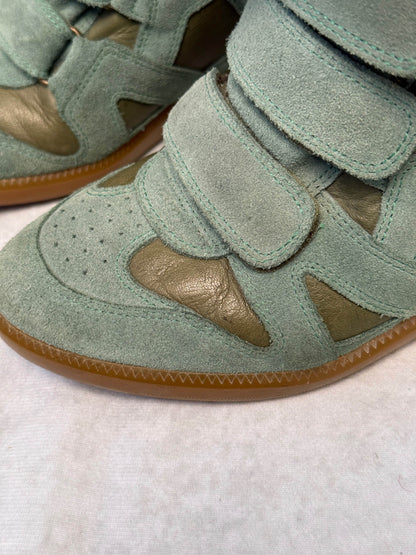 Isabel Marant Bekett Wedge Sneaker Turquoise (39)