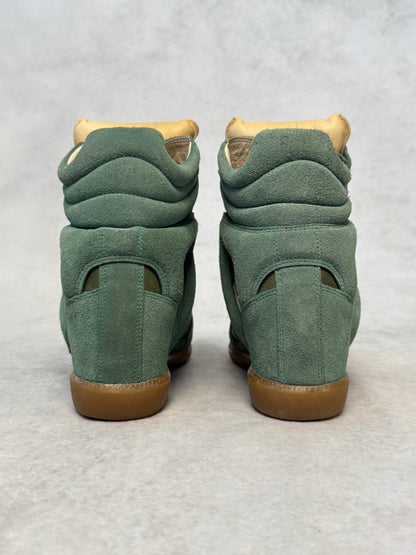 Isabel Marant Bekett Wedge Sneaker Turquoise (39)